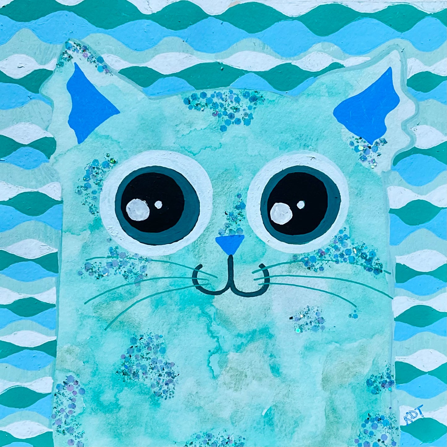 Mermeow Meow Original Artwork