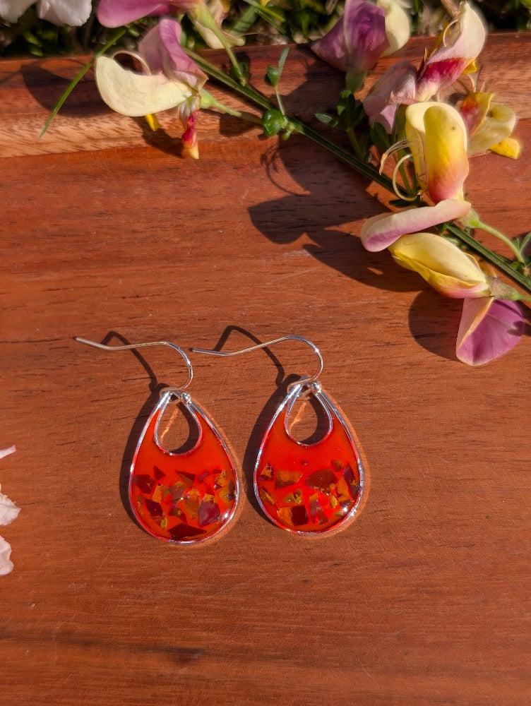 Fluorescent Iridescent Dangles