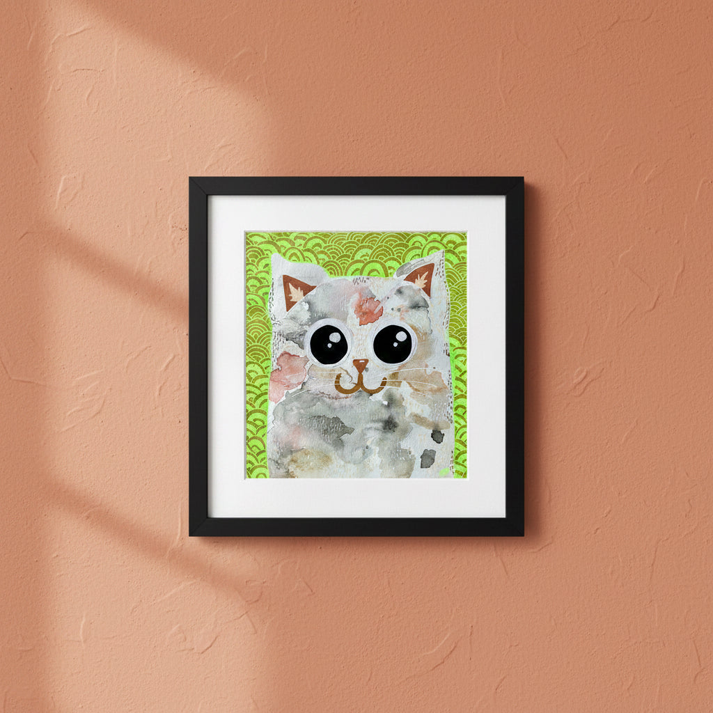 Calico Meow Original Artwork