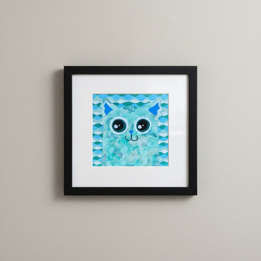 Mermeow Meow Original Artwork