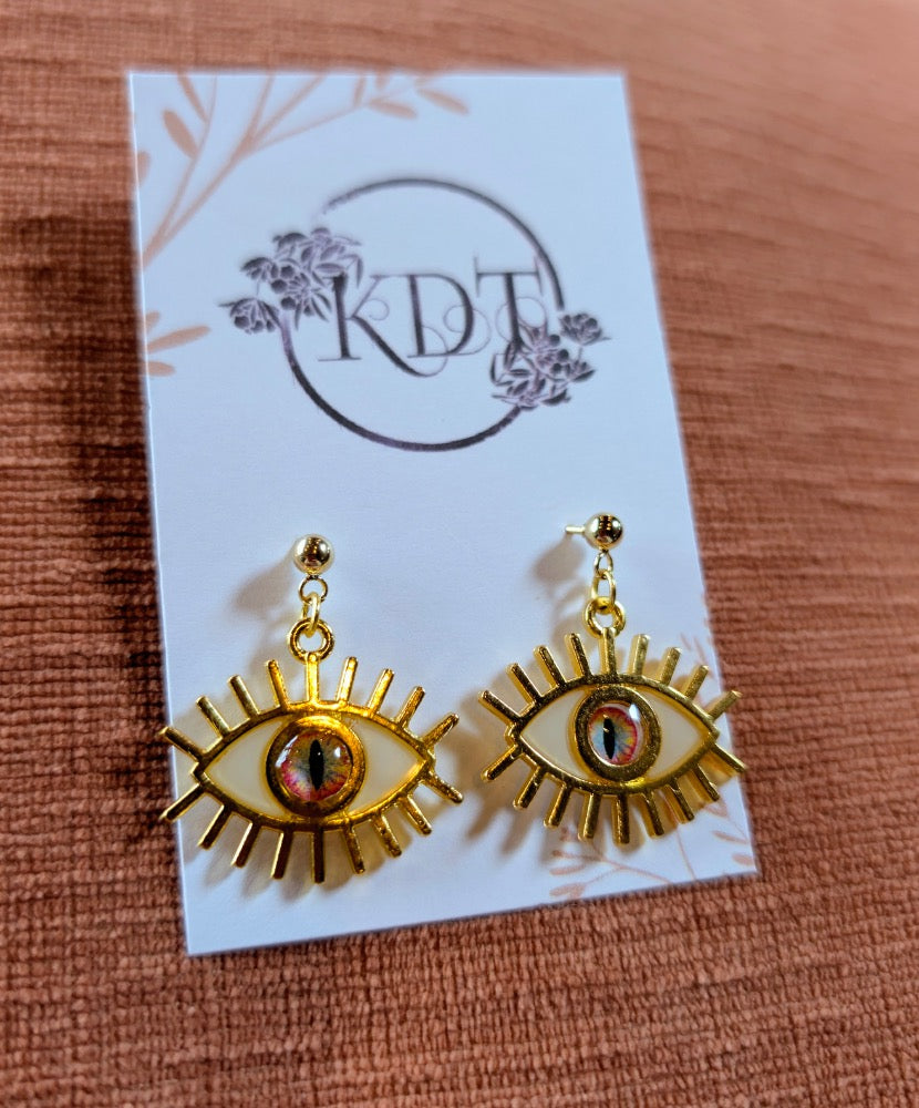 Creepy Eye Earrings 2