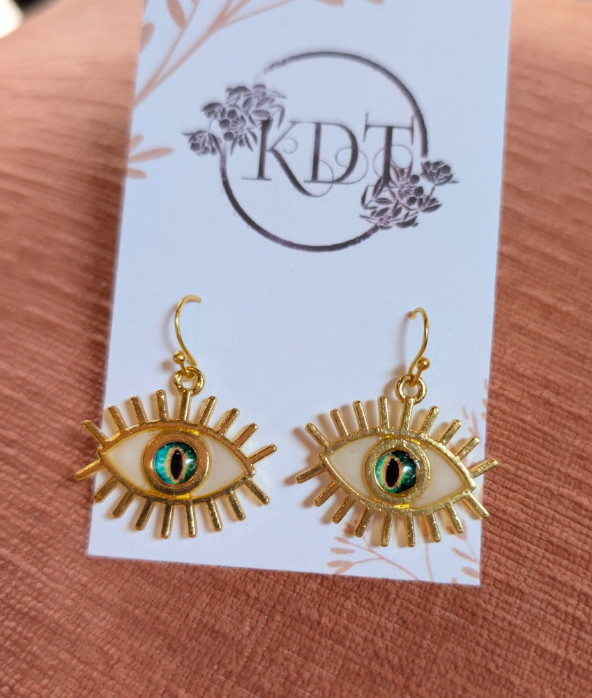 Creepy Monster Eye Earrings