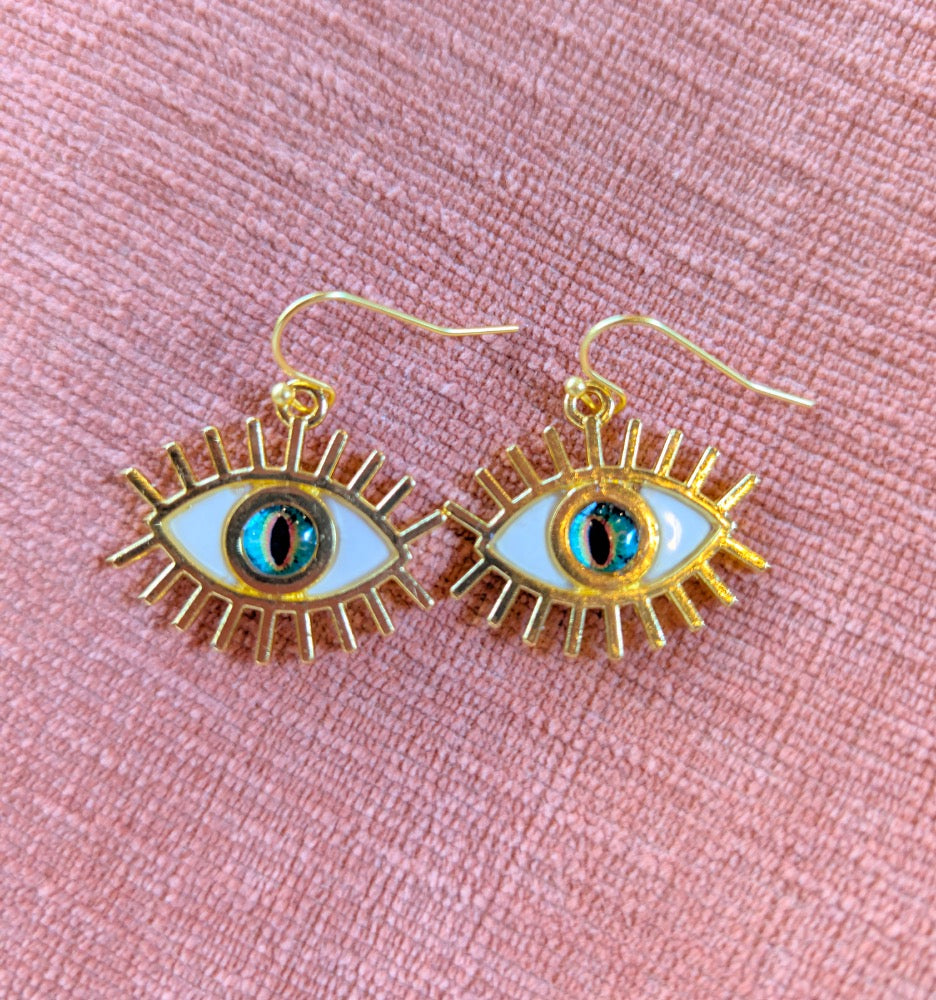 Creepy Monster Eye Earrings