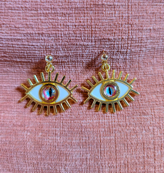 Creepy Eye Earrings 2